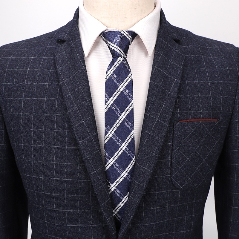 Cà Vạt 6.5CM Họa Tiết Sọc Có Thể Điều Chỉnh Cho Nam