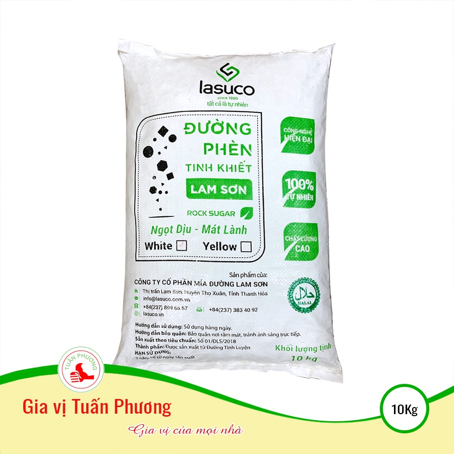 Đường Phèn Hạt Lam Sơn 10kg