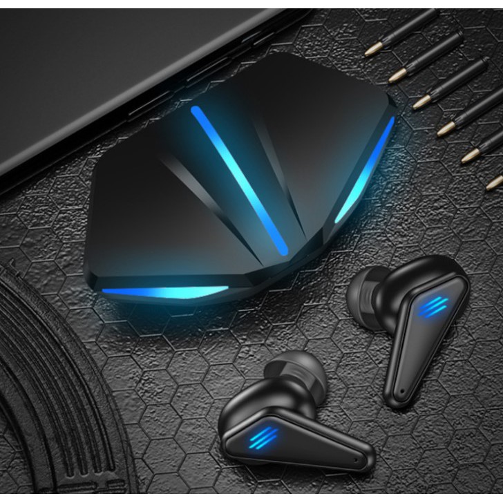 K55 Headphones Wireless Earbuds Noise reduction in-Ear Deep Bass for E-Sport