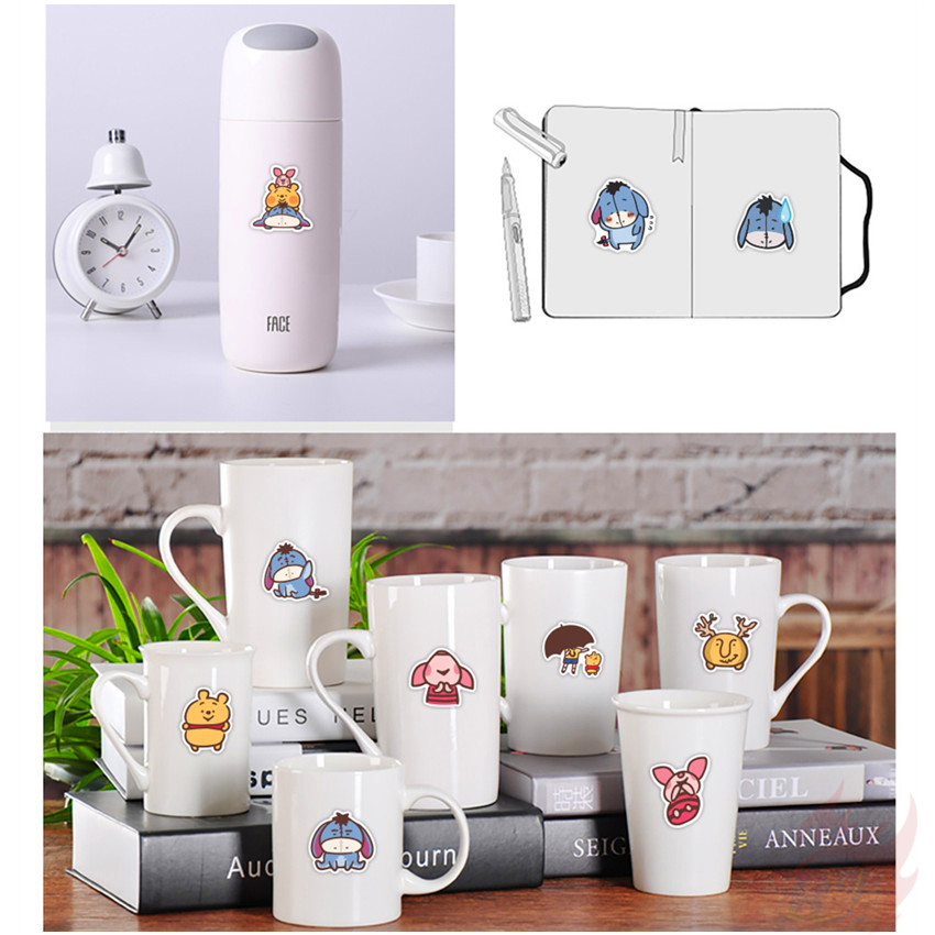 DISNEY Set 100 Miếng Dán Hoạt Hình Dễ Thương