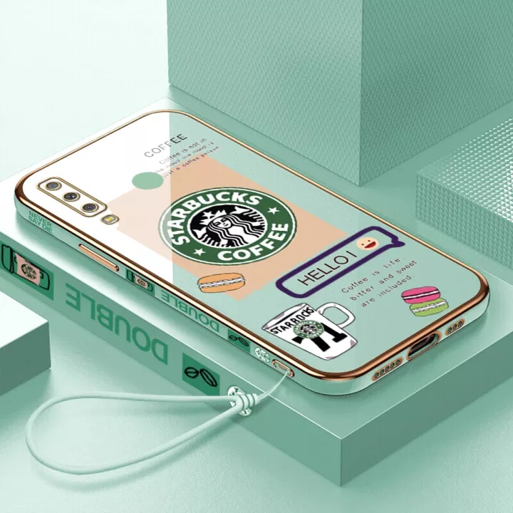 Ốp Điện Thoại In Logo Starbucks Cho Samsung A04E A54 A30 A20 A50 A50S A30S A71 4G A51 4G A750 A7 2018 A10