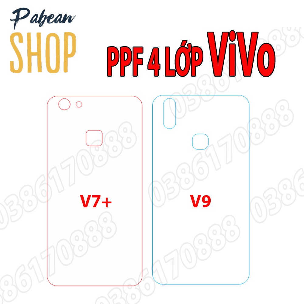 Dán lưng PPF 4 lớp chống va đập cho VIVO V7+/V9