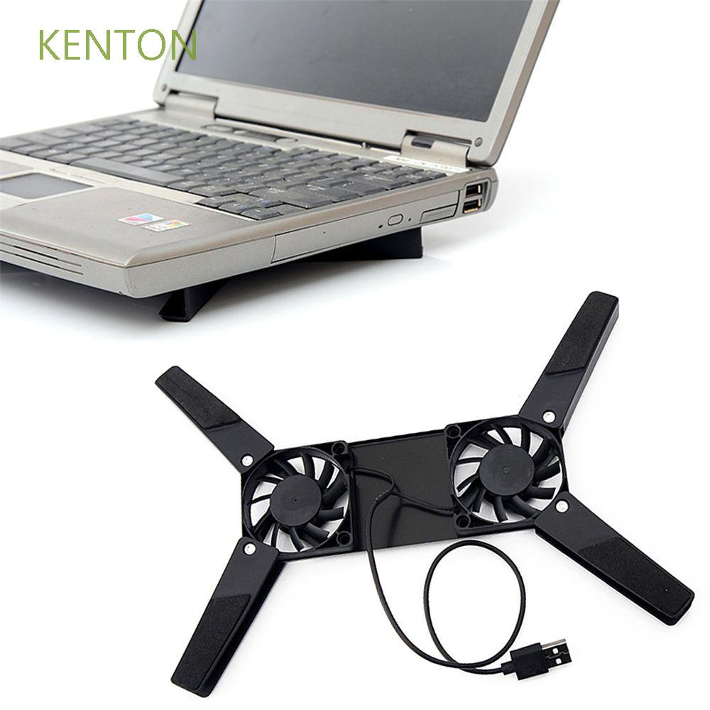 Quạt Tản Nhiệt Thông Minh 2 Quạt Có Thể Điều Chỉnh Nhiều Màu Sắc Cho Laptop / Notebook