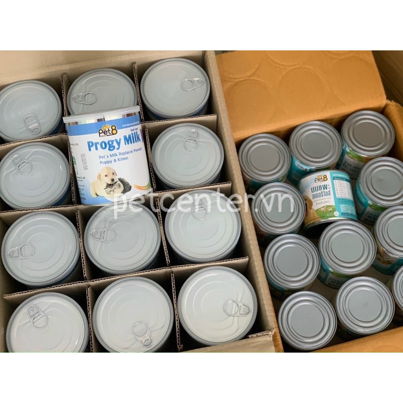 🇹🇭 Sữa Dê Pha Sẵn Chó Mèo Con PET8 Sterilised Goat Milk For Puppy Kitten 245ml-400ml