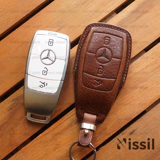 Bao da Mercedes Benz W205 - Da Vachetta - bao da chìa khoá ô tô