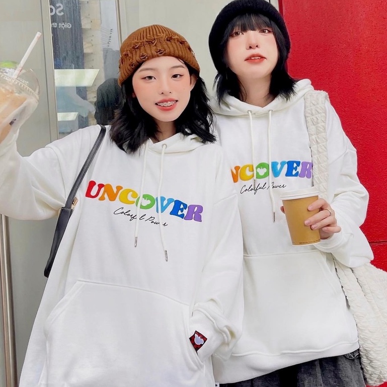 Áo khoác nỉ hoodie  unisex uncover basic hoodie v2 kunshop1996