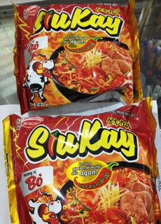 Mì Tôm SiuKay 7 Cấp Độ Các Vị 127g Set 4 Gói