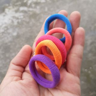 Túi 48 dây cột tóc màu cỡ nhỏ (đường kính 3.5cm)