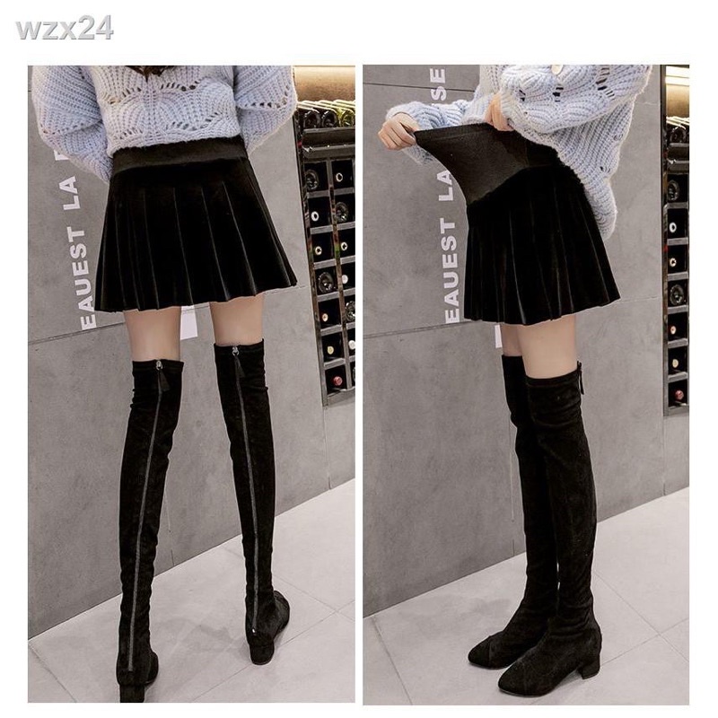 Chân váy bầu nhung tuyết siêu đẹp - siêu ấm