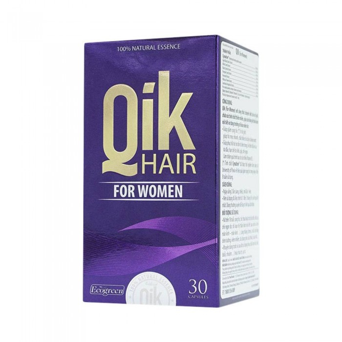 QIK HAIR - hỗ trợ giảm rụng tóc hiệu quả, giúp mọc tóc hiệu quả cho nam và nữ