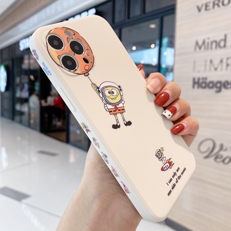 Ốp Iphone 11 12 Pro 12pro Max 12mini 7Plus 8plus X Xs Max Cute Giải cứu trái đất in 3D silicon bảo vệ camera