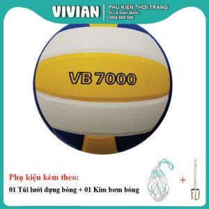 Bóng chuyền da Thăng Long VB 7000 [Thanh lý giá gốc] Hàng chính hãng tặng túi lưới+kim bơm