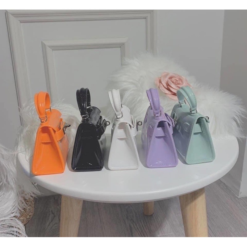 Túi silicon dáng kelly size mini siêu hot | BigBuy360 - bigbuy360.vn