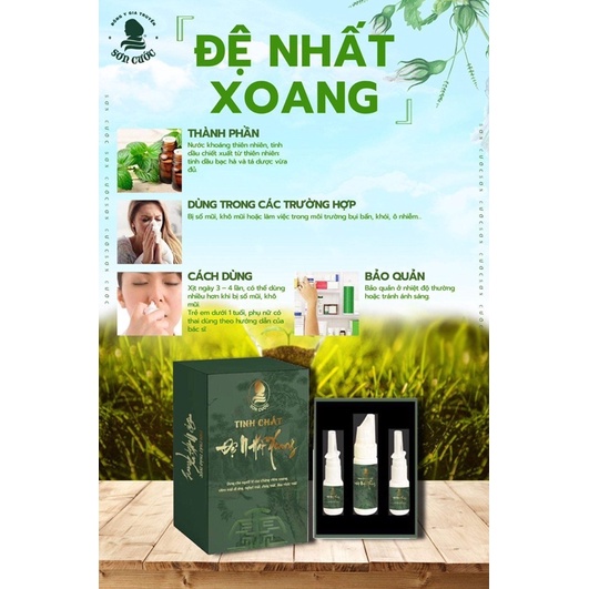 Dung dịch rửa mũi đệ nhất Xoang- Đông y Sơn Cước