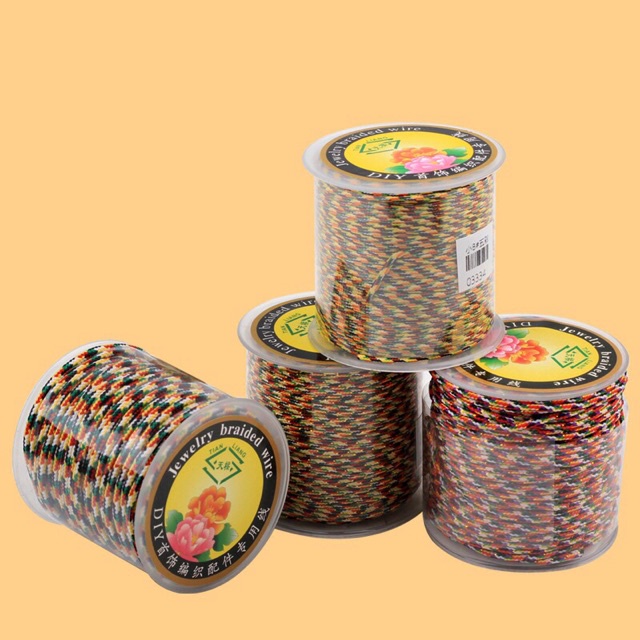 ⚠️ BÁN SỈ ⚠️ Cuộn dây chỉ ngũ sắc kim tuyến tết vòng tay handmade - Loại 1 siêu đẹp TH189
