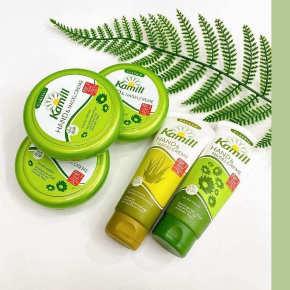 Kem tay dưỡng da tay Kamill HAND &amp; NAGELCREME 100ml giúp làm dịu da tay mềm mại dịu dàng cấp ẩm chống nẻ cho tay của Đức