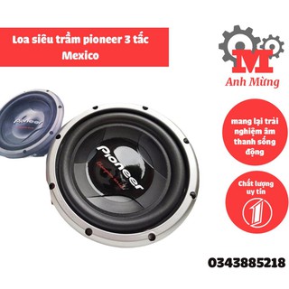 Loa siêu trầm Pioneer 3 tấc Mexico mang lại trải nghiệm âm thanh sống động