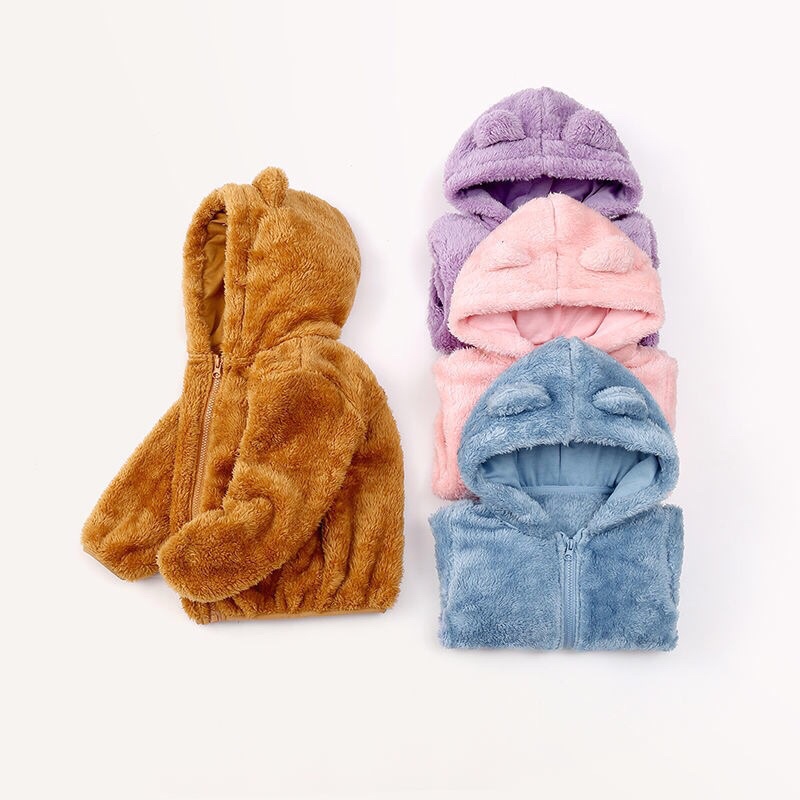Áo khoác lông gấu baby[Order]