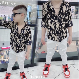 áo sơ mi lụa cao cấp cho bé trai