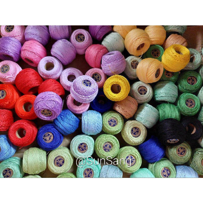 Sợi lanh DMC80 - DMC Brilliant Tatting cotton No80 móc trang sức