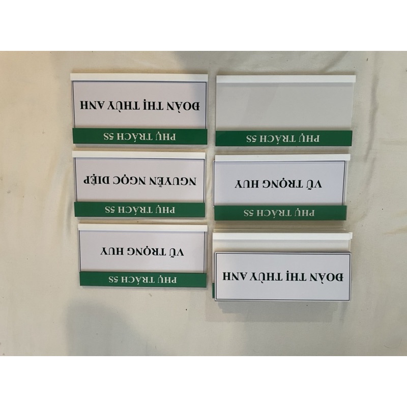 Biển cán bộ thay tên mica giá tốt tại Hà Nội