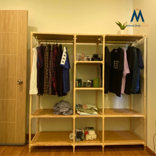Tủ quần áo thiết kế theo yêu cầu - Minhlongwood - M59 - M72