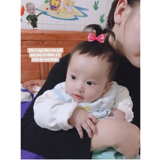 Kẹp tóc giả cây dừa cho bé