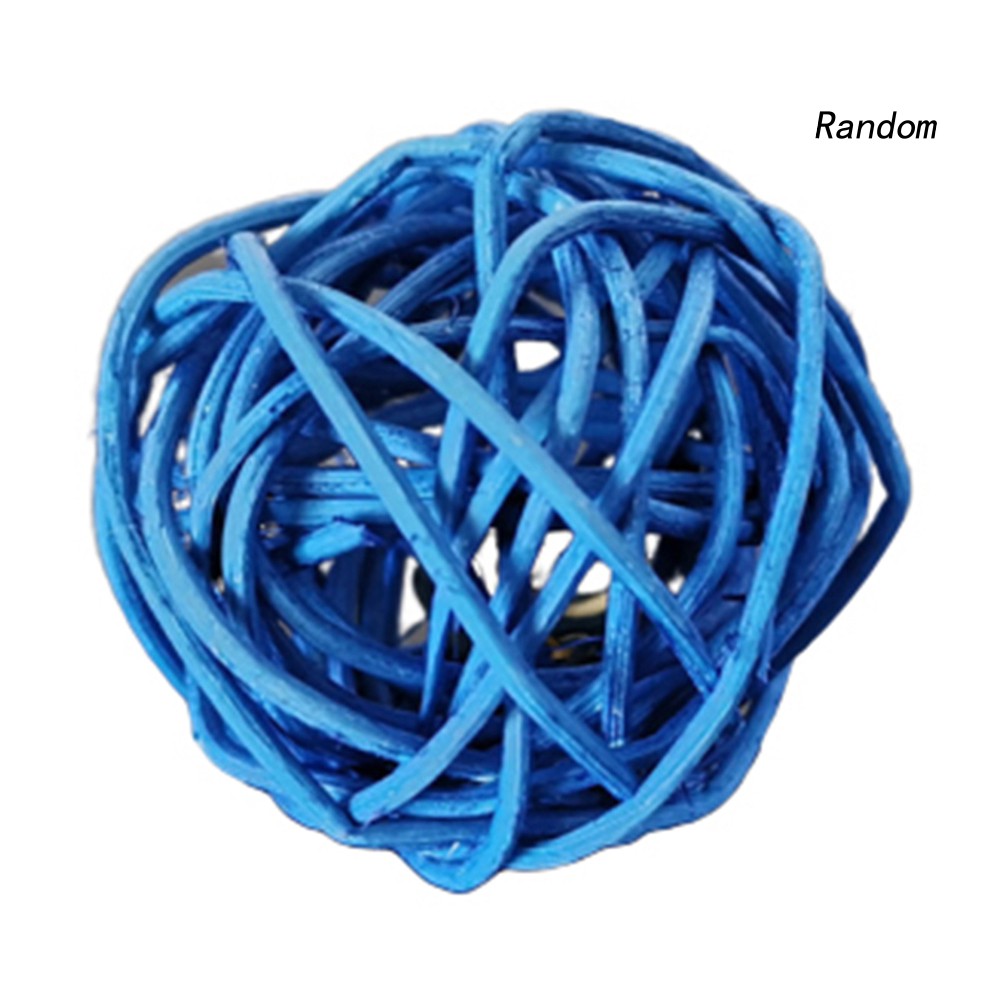 Đồ Chơi Quả Cầu Mây Có Chuông Dành Cho Mèo Cưng