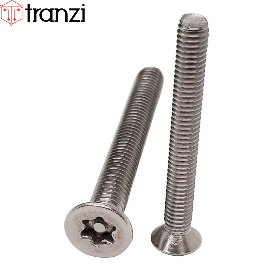 Vít hoa thị 6 cạnh đầu bằng inox 304 có nhân M6x50 - túi 10 cái