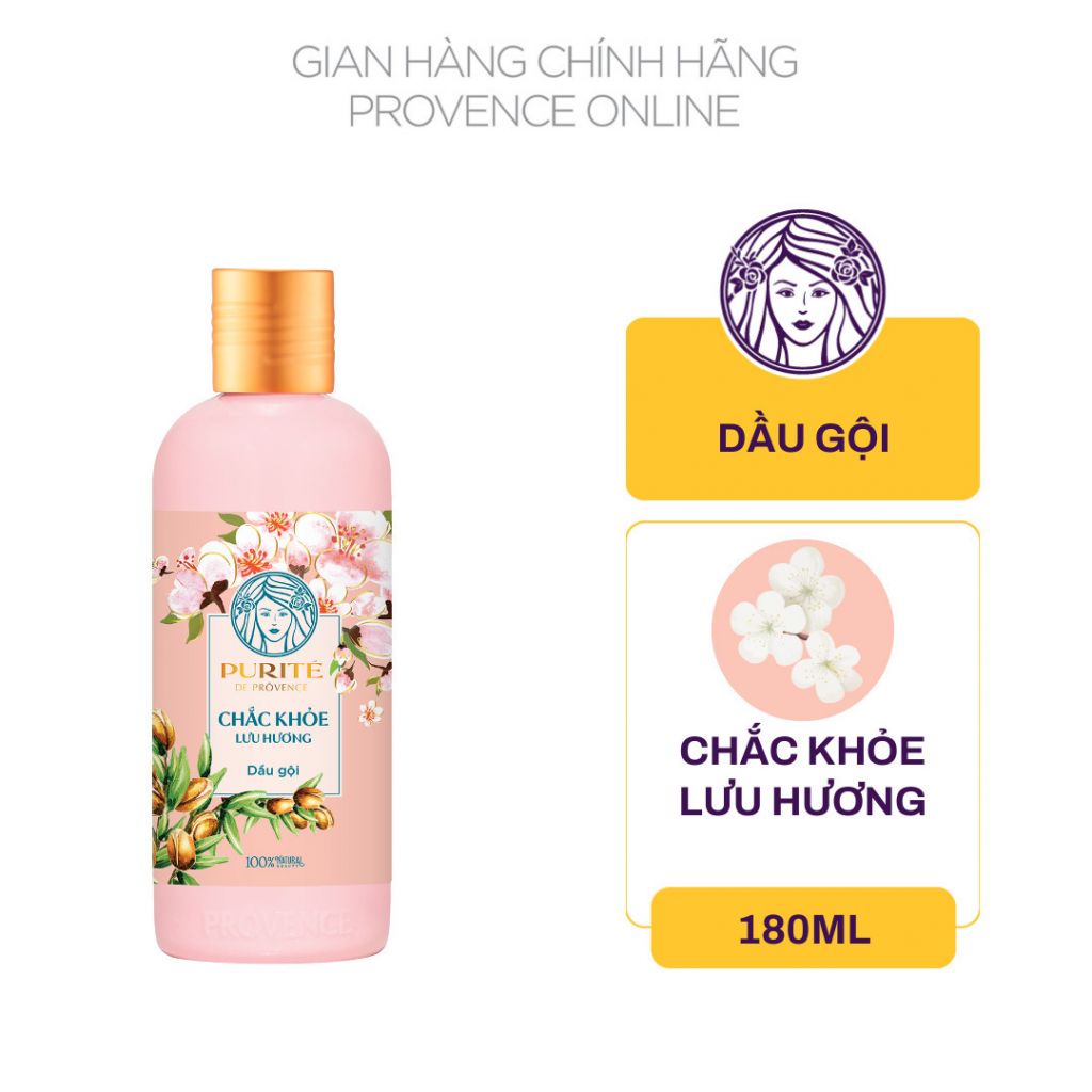 Dầu Gội Purite Hoa Anh Đào và Hoa Hồng 180ml
