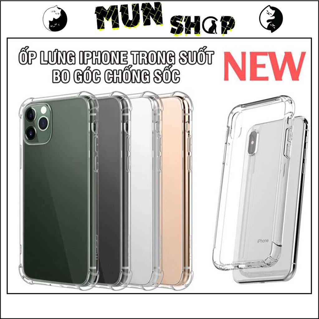 Ốp Lưng Iphone Ốp Chống Sốc Bảo Vệ Chống Va Đập 6/6plus/6s/6splus/7/7plus/8/8plus/x/xr/xs/11/12/pro/max/plus/promax/Max