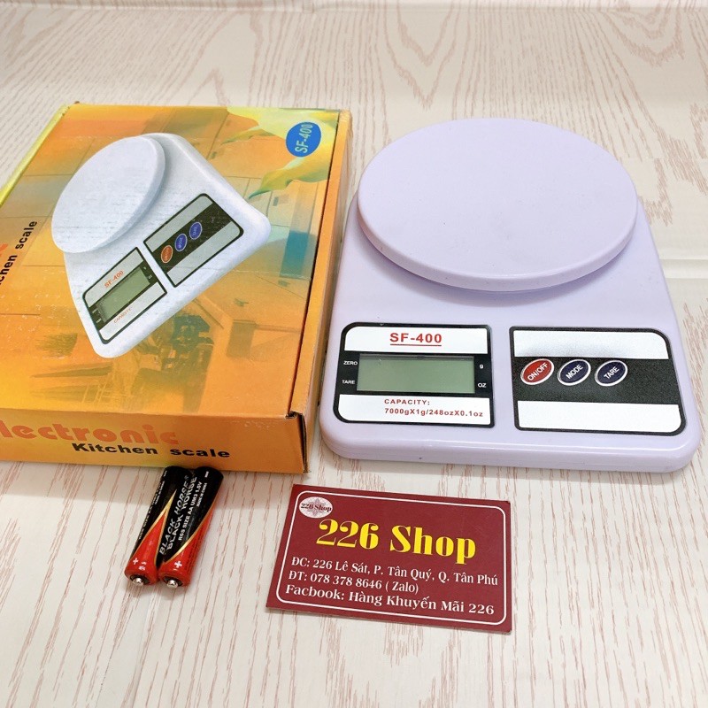 Cân tiểu ly 7kg Electronic Kitchen scale[chính xác 100%].Sản phẩm có kèm pin