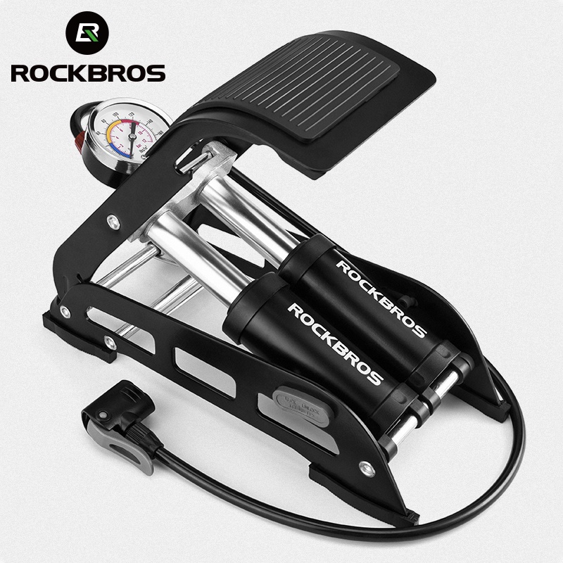 Rockbros Ống Bơm Hơi Áp Suất Cao Chuyên Dụng Cho Xe Đạp / Xe Máy