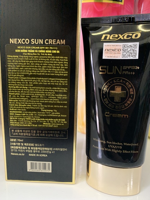 Kem dưỡng trắng , chống nắng Nexco 70g
