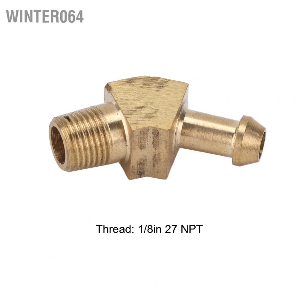 Phụ kiện lắp ống tăng áp dạng cong 45° vòng ren NPT 27 1/8in bằng đồng thau thay thế cho Garrett dòng T