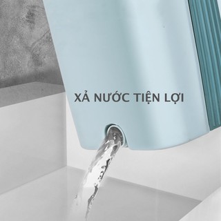 Cây lau nhà thông minh tự vắt, Chổi lau nhà kèm thùng, Chổi Spin Mop (tặng thêm 1 bông lau thay thế)