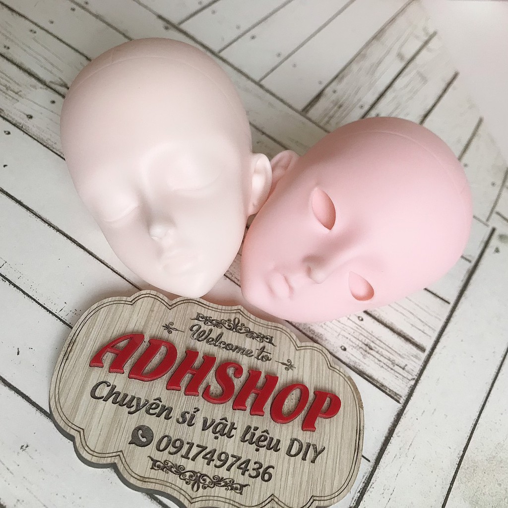 Đầu búp bê công chúa 60cm đầu trọc chưa vẽ không mắt