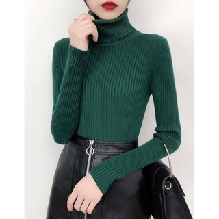 Áo len tăm cổ lọ