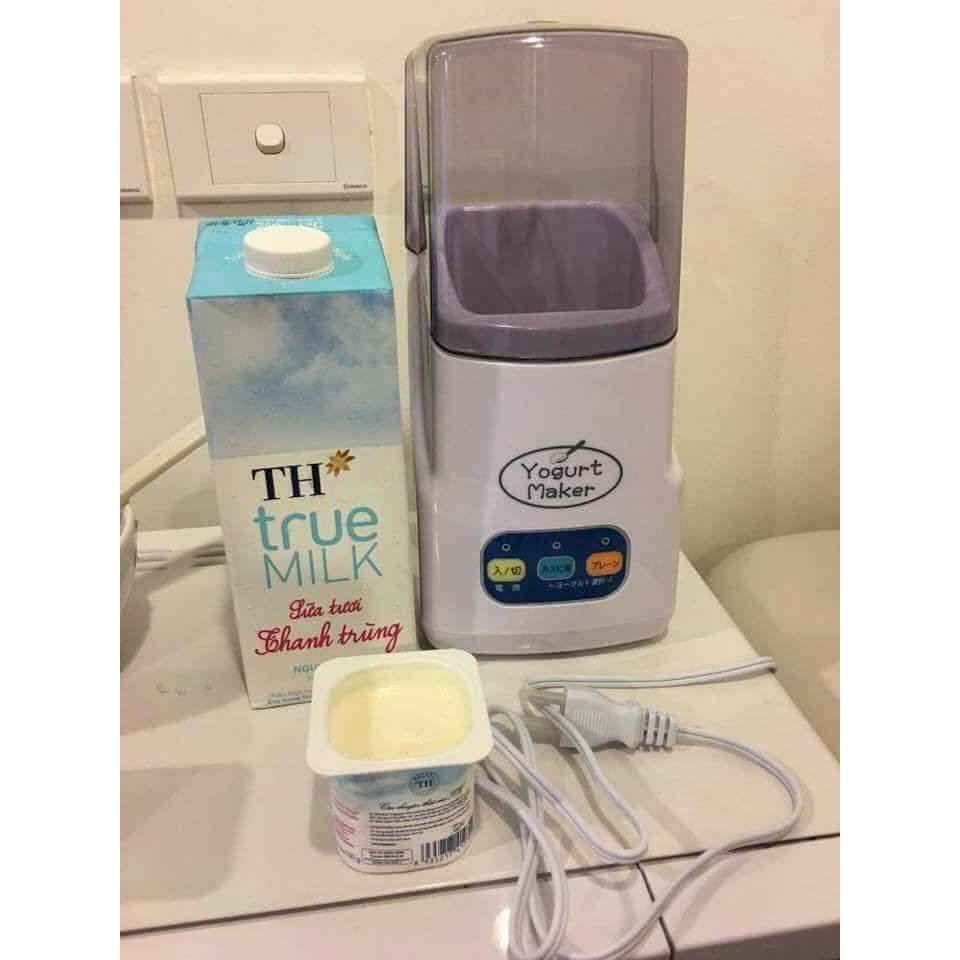Máy làm sữa chua 3 nút Yogurt Make xuất nhật cao cấp( dùng điện 220v)