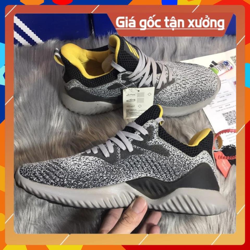 [FreeShip+Giá Hủy Diệt] Giầy Alphabounce xịn sò Full phụ kiện, Giày Sneaker Alphabounce muối tiêu vàng , Hót trend