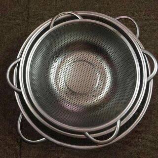 Bộ 3 rổ lưới Inox thoát nước