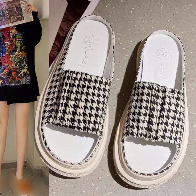 [Giá hủy diệt] dép quai dúm bánh bèo hàng cao cấp chất liệu cavas