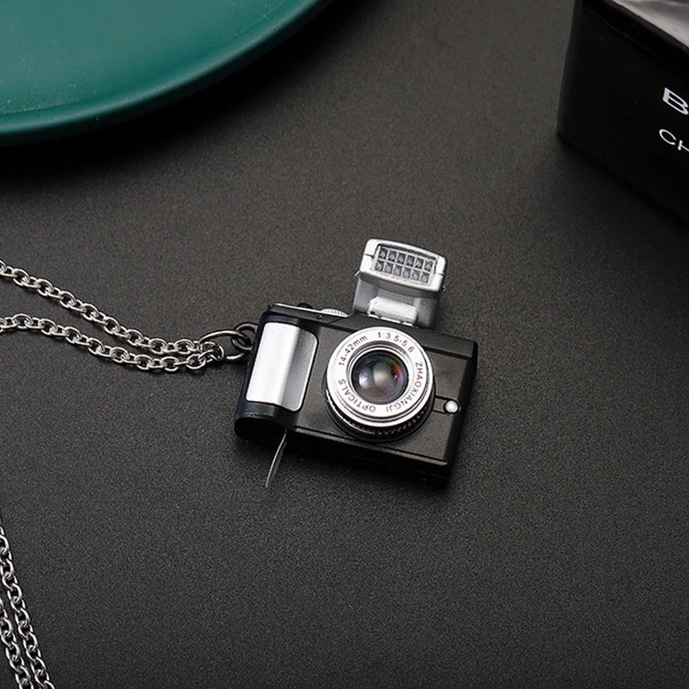Vòng Cổ Choker Mặt Hình Máy Ảnh Sáng Tạo Phong Cách Retro Cho Nam Nữ