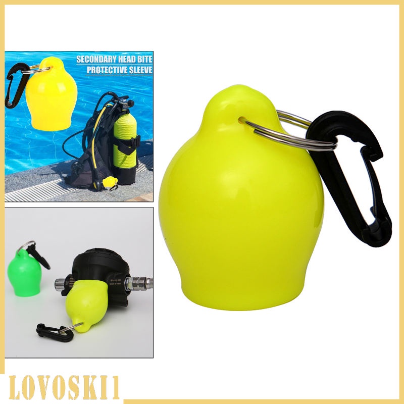 Vỏ bọc ống ngậm lặn có kẹp màu xanh lá