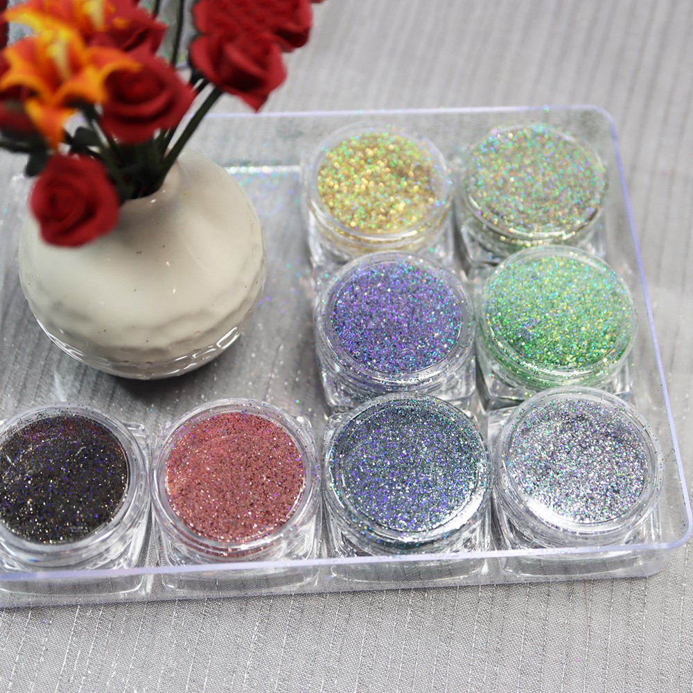 Nhũ rắc kim tuyến trang trí móng 8 màu siêu hot