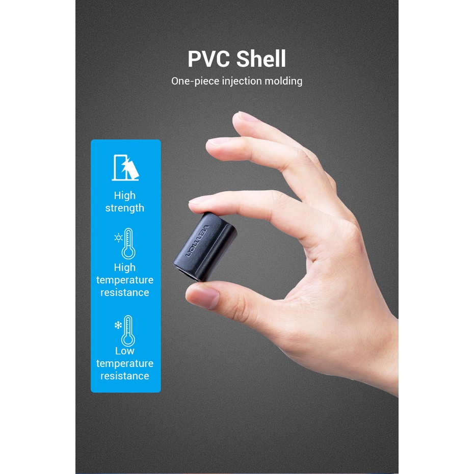 Đầu nối dài cáp mạng Cat7 Vention IPWB