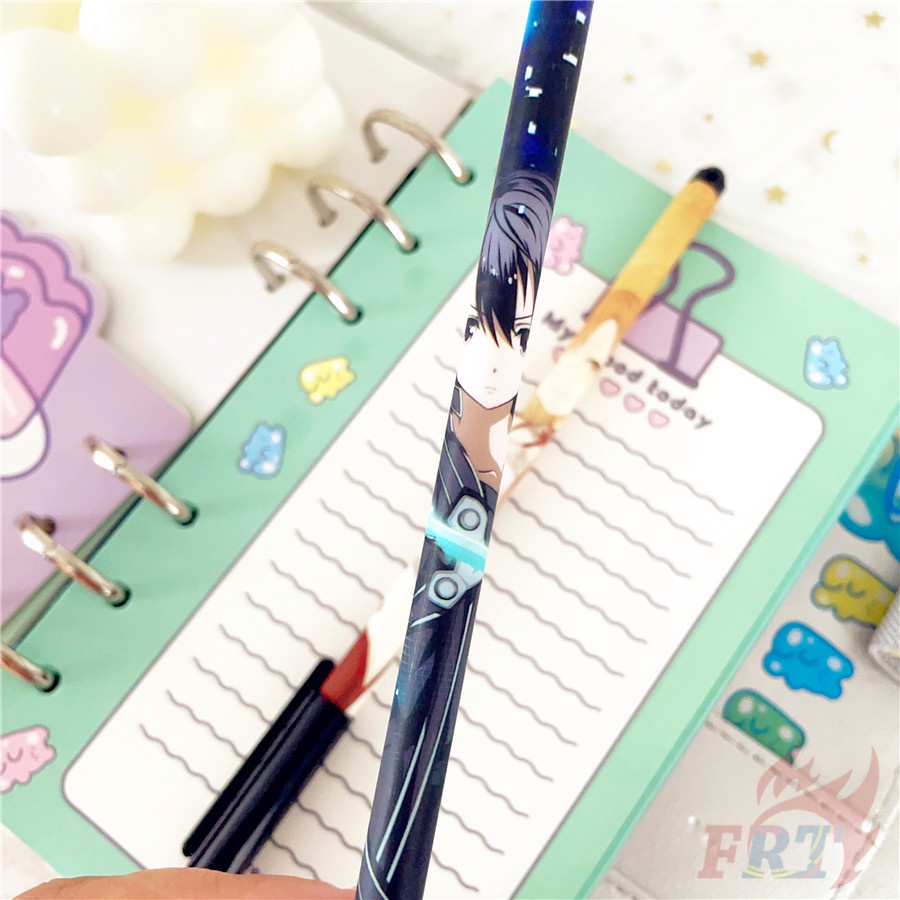 ❀ Bút In Hình Anime Sword Art Online Q-1 Độc Đáo ❀ 1 Bút Mực Nước SAO Kirito / Yuuki Asuna