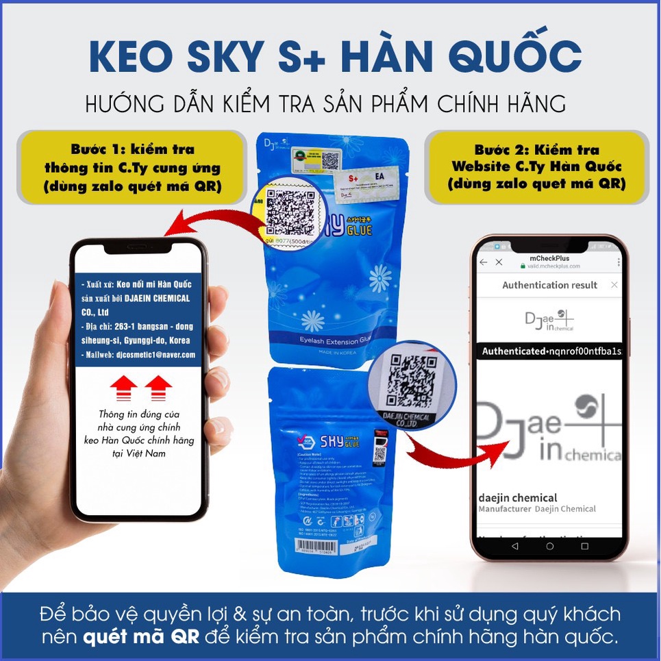 Keo nối mi Sky S+ chính hãng dùng tạo fan - tập nối - mi volume, classic- dụng cụ nối mi