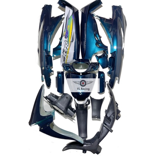 Dàn áo suzuki best xanh nhớt - tặng team 3 lớp