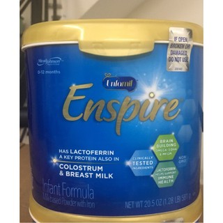 Sữa bột Enspire Enfamil 581g hộp nhựa Mỹ 09.2021